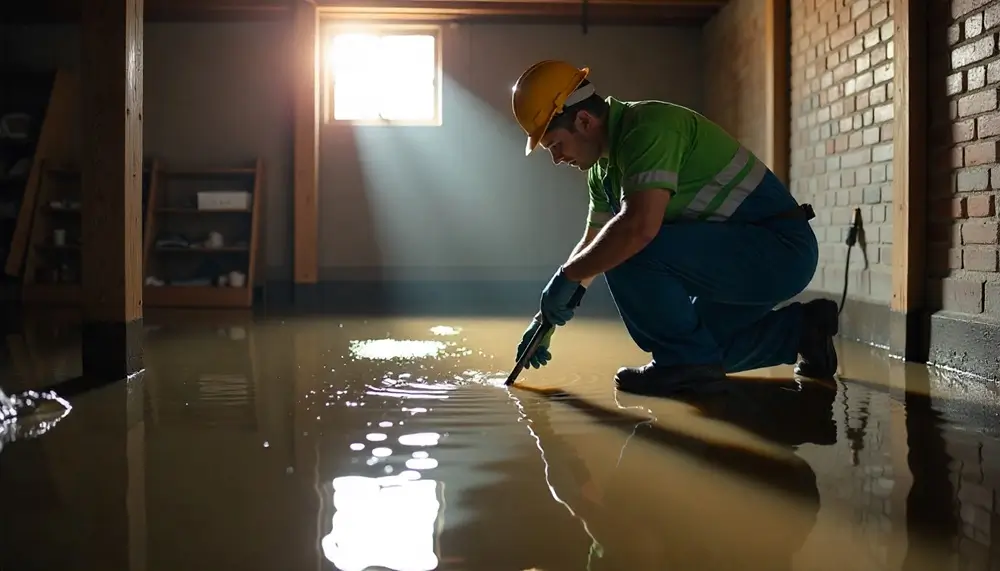 Professional water damage restoration services in Darlington, IN